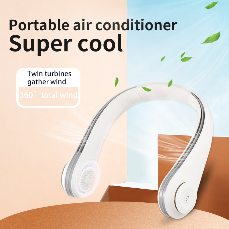 GT211 Bladeless Hanging Neck Fan 3 Speeds Adjustable Summer Cooling Fan GT211 Bladeless Hanging Neck Fan 3 Speeds Adjustable Summer Cooling Fan